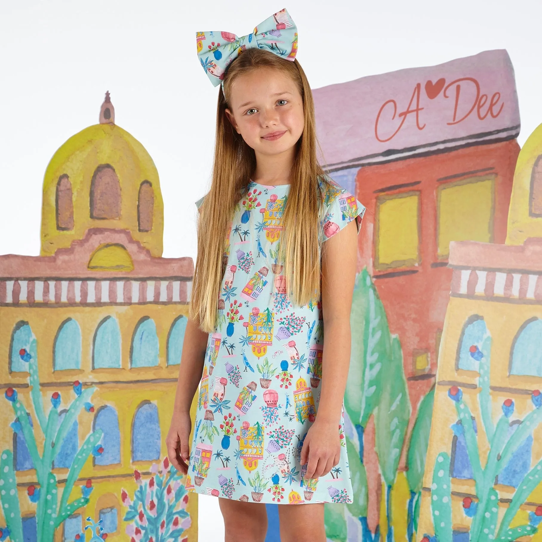 A DEE - Uriel La Isla Bonita Jersey Dress - Aqua