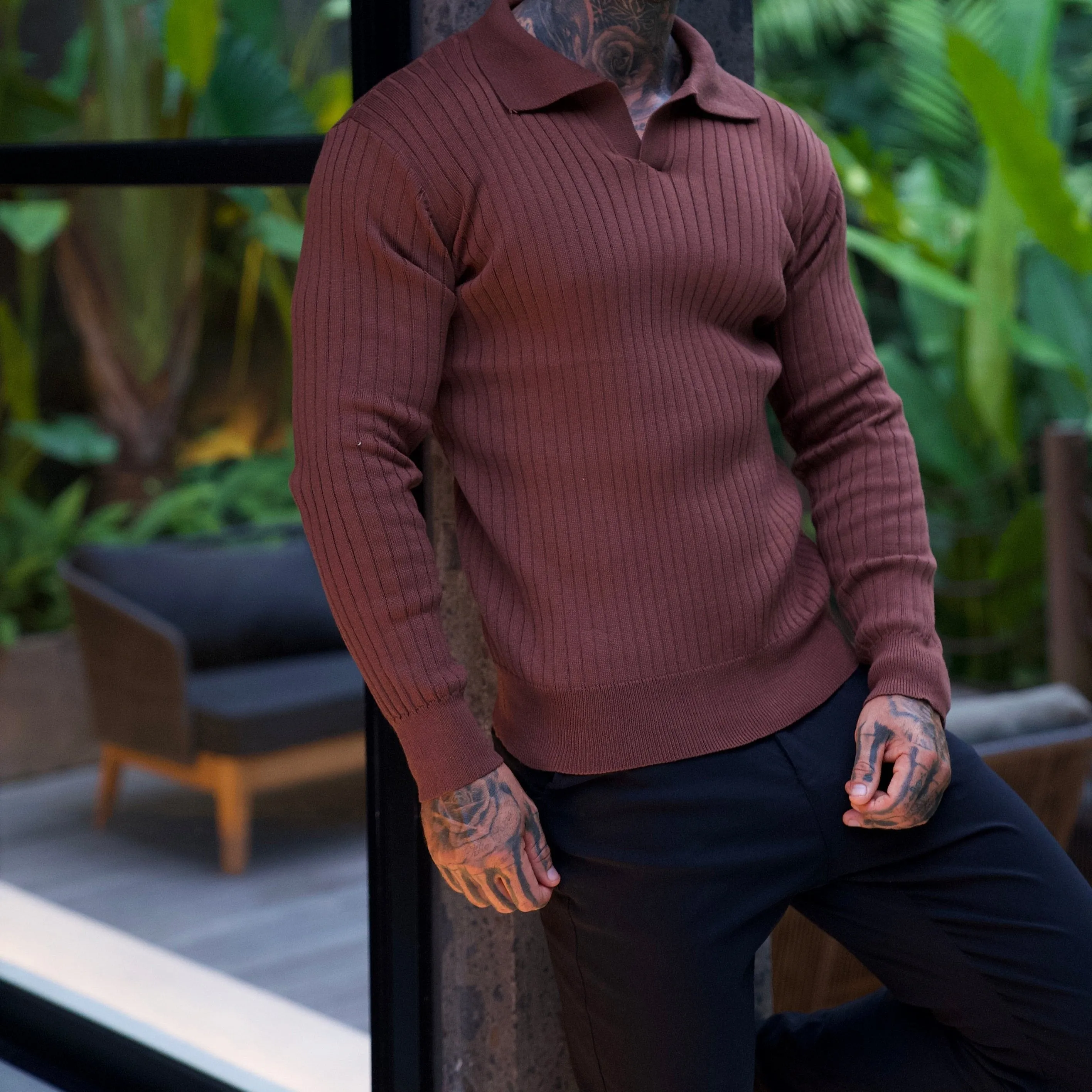 Acewonders™ Muscle Fit Knit Sweater