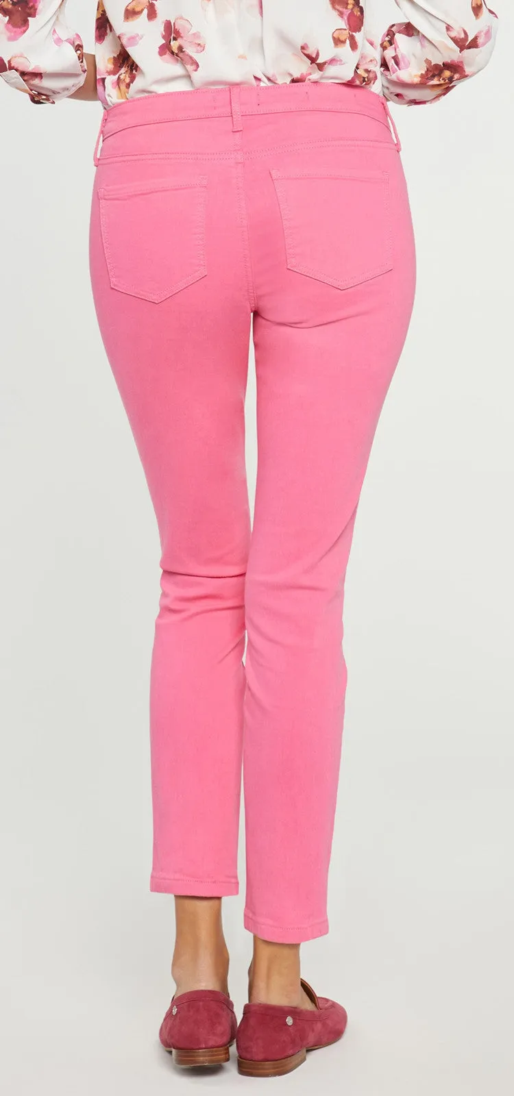 Alina Skinny Jeans Pink Premium Denim | Pink Peony