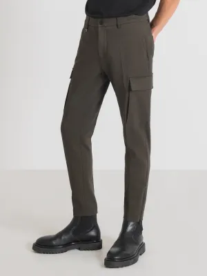 Antony Morato Men Olive Solid Skinny Fit Trouser