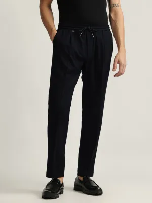 Antony Morato Men Solid Mid-Rise Flat-Front Trouser