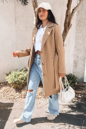 Aspen Trench Coat Tan