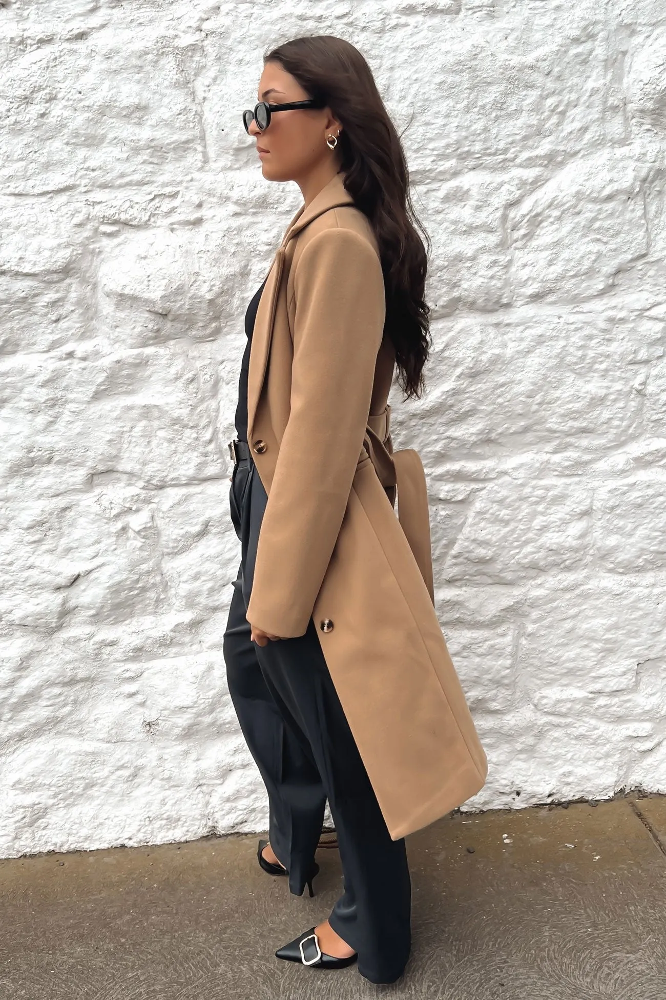 Aspen Trench Coat Tan