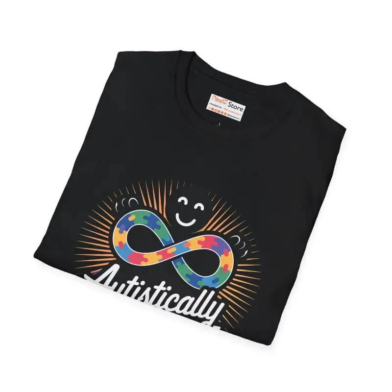 Autistically Awesome Unisex Softstyle T-shirt - Comfort & Style