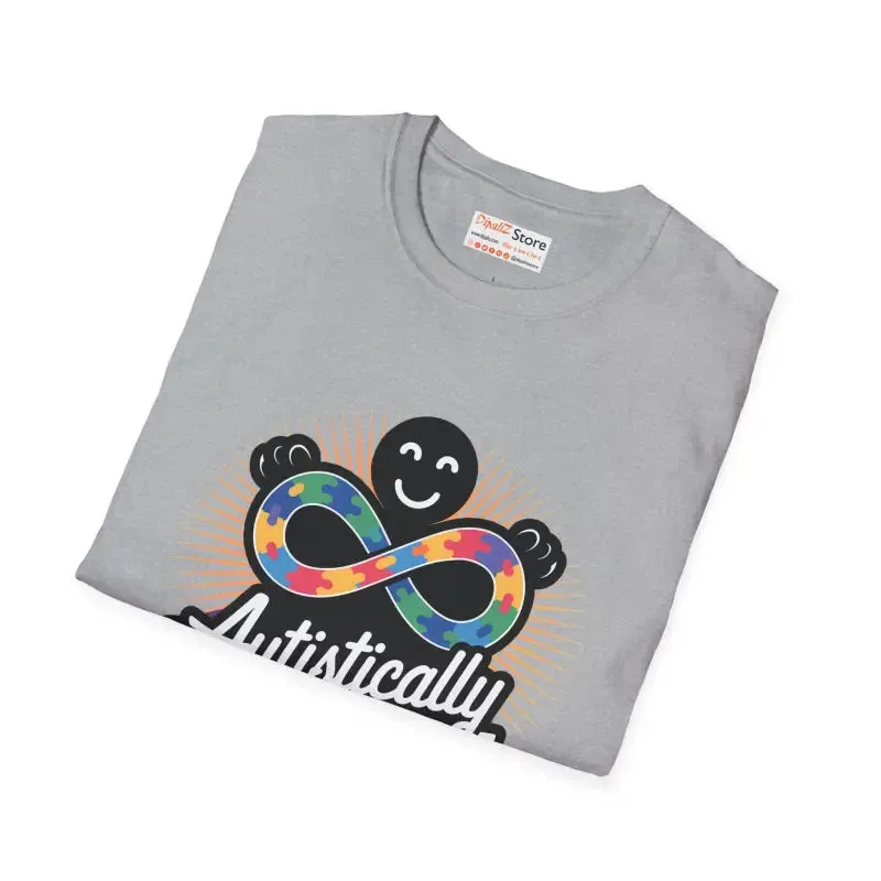 Autistically Awesome Unisex Softstyle T-shirt - Comfort & Style