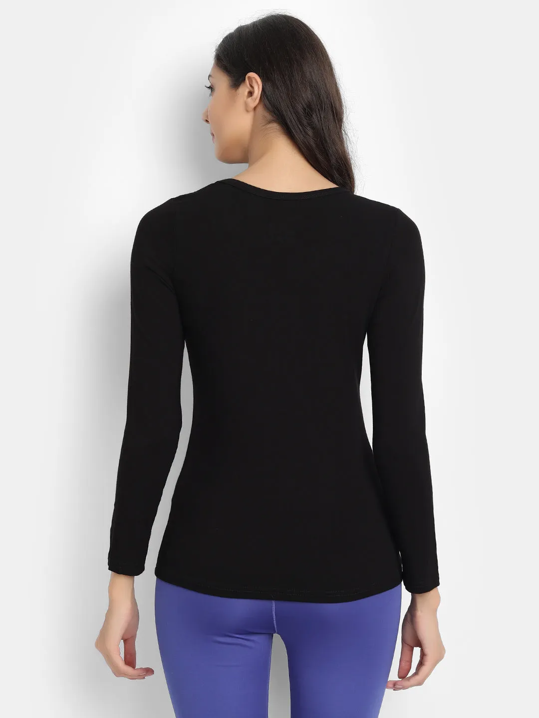 Bamboo Fabric Black Full Sleeves T-Shirt – Ultra-Soft, Breathable, Eco-Friendly, and Moisture-Wicking for Comfort and Sustainable Style | Black