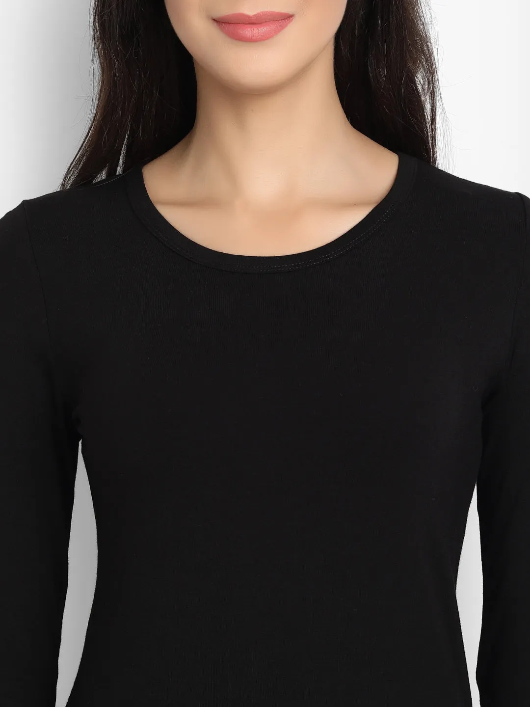 Bamboo Fabric Black Full Sleeves T-Shirt – Ultra-Soft, Breathable, Eco-Friendly, and Moisture-Wicking for Comfort and Sustainable Style | Black