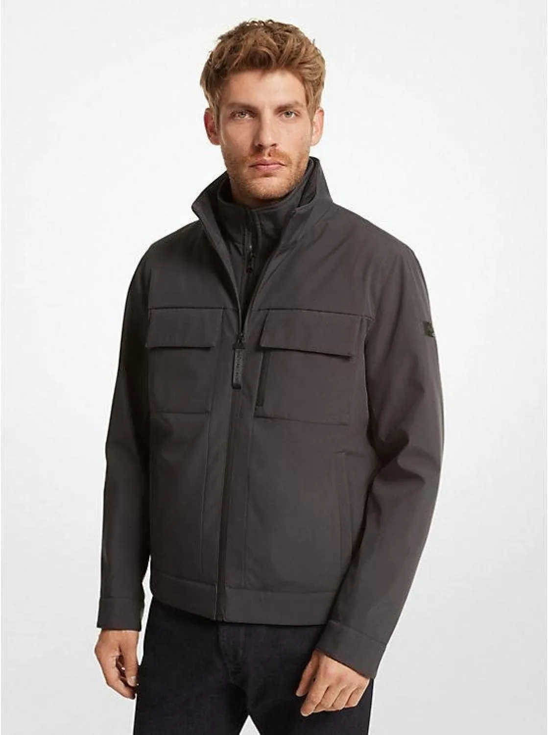 Belgravia Woven Zip-Up Jacket