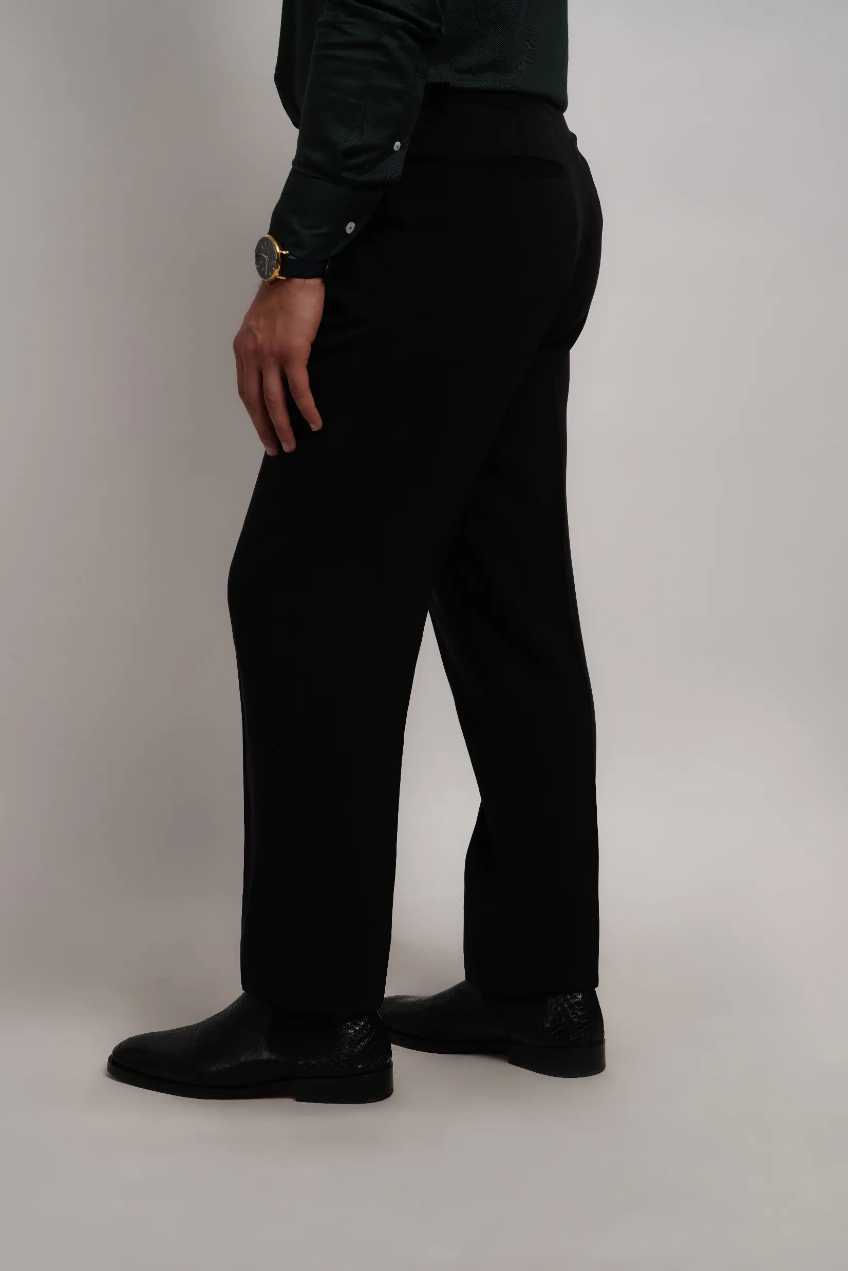 Black Italian Trouser