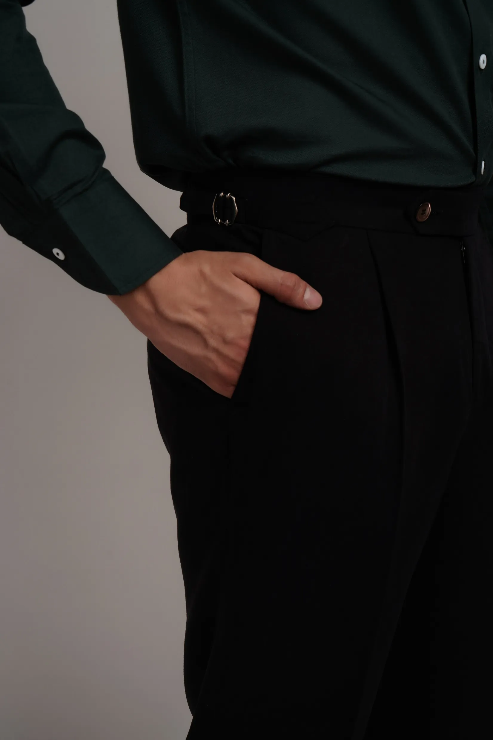 Black Italian Trouser