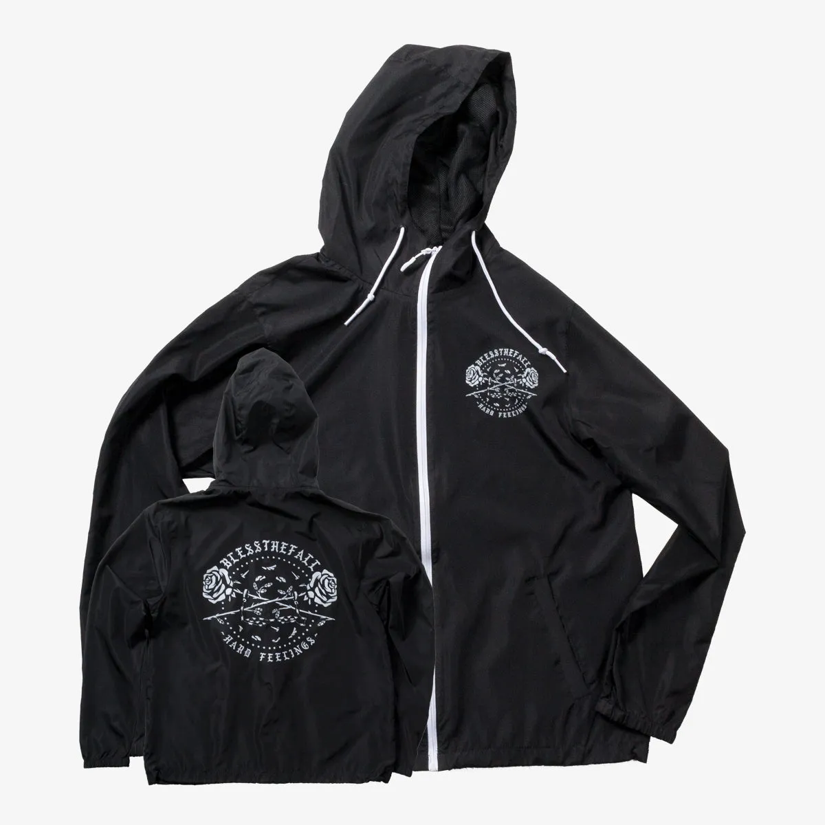 Blessthefall - Roses Zip-Up Windbreaker