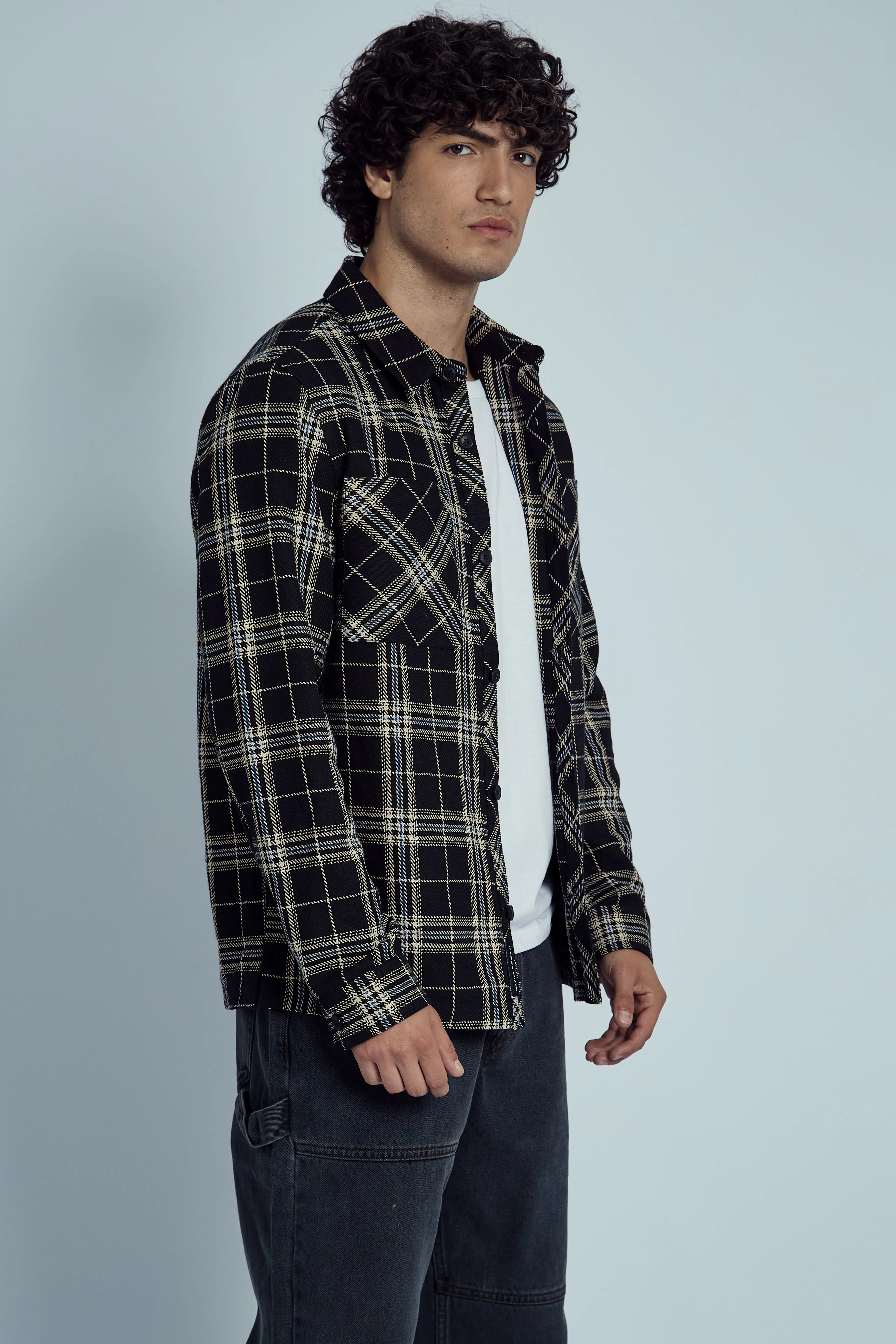 BRONWYN HEAVYWEIGHT CHECK OVERSHIRT