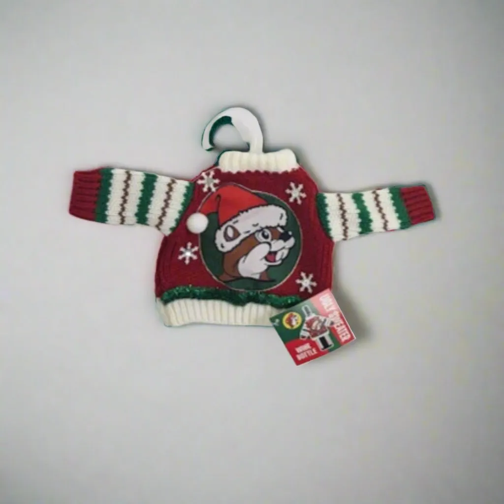 Buc-ee's Christmas Wine Sweater