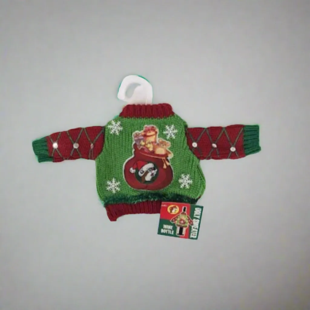 Buc-ee's Christmas Wine Sweater