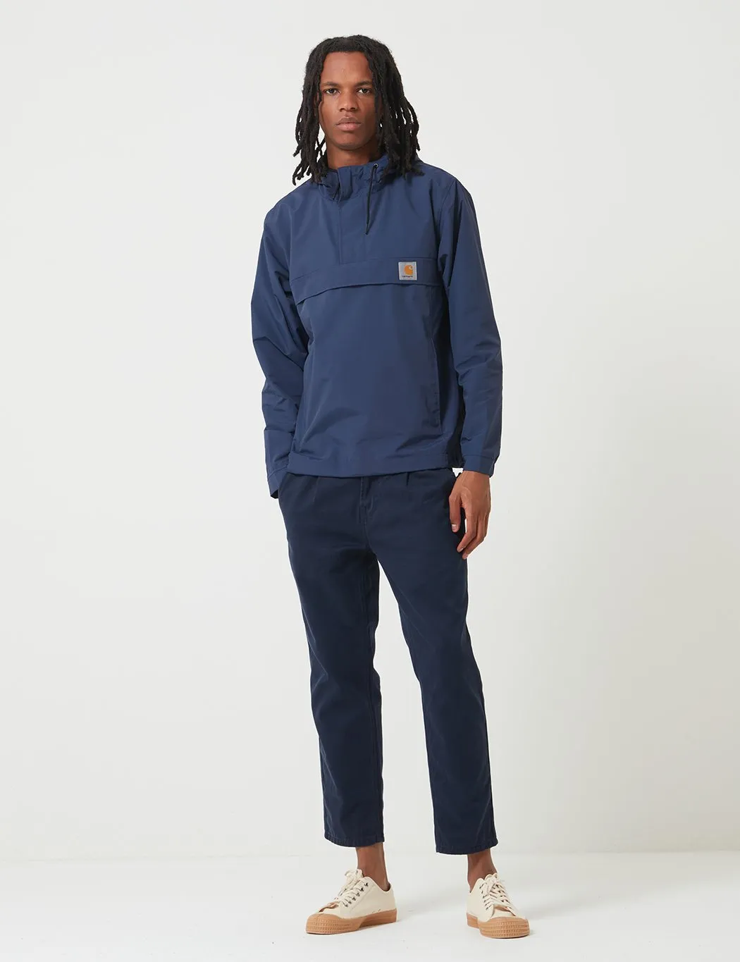 Carhartt-WIP Nimbus Half-Zip Jacket (Un-Lined) - Blue