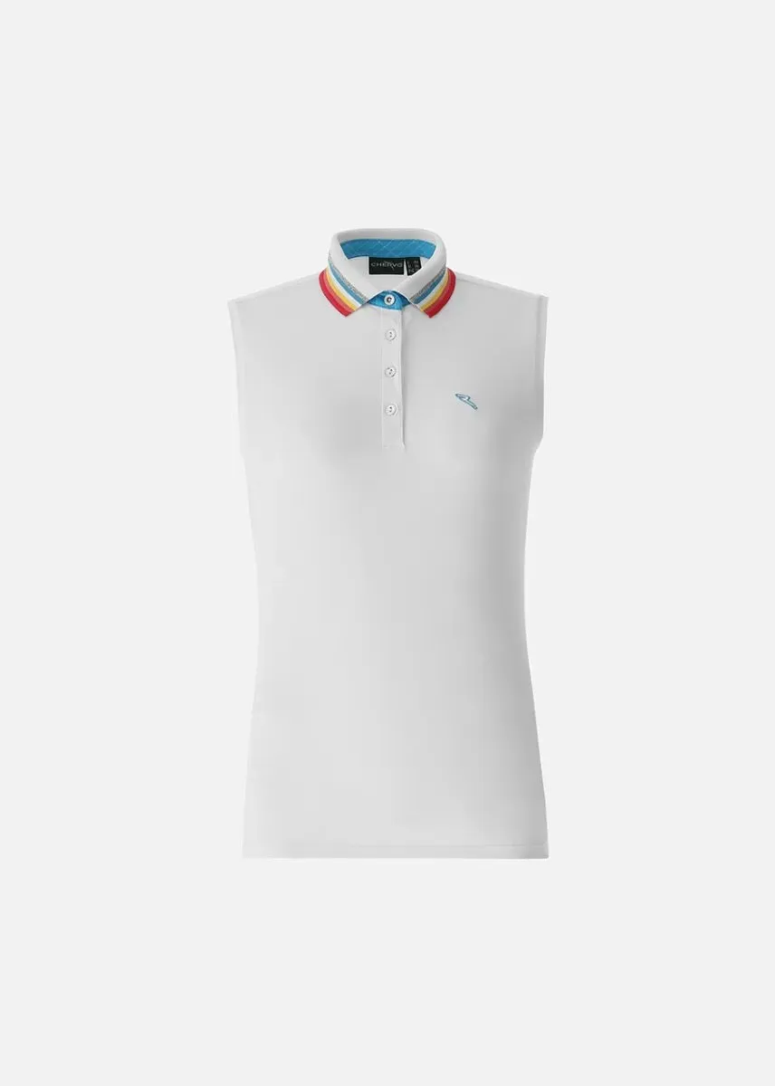 CHERVO WOMEN'S AIKA GOLF SLEEVELESS POLO