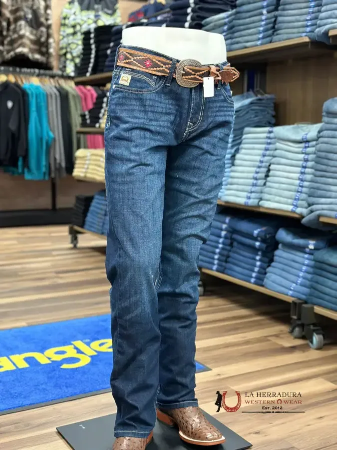 Cinch Jeans Ian Mid Rise, Slim, Boot Cut Dark Blue