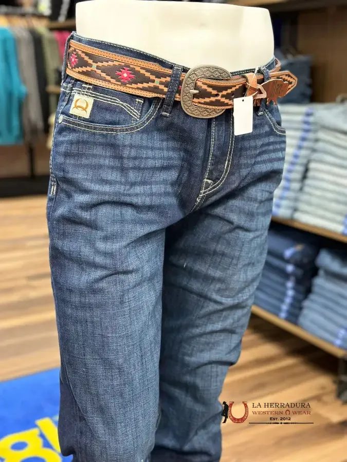 Cinch Jeans Ian Mid Rise, Slim, Boot Cut Dark Blue