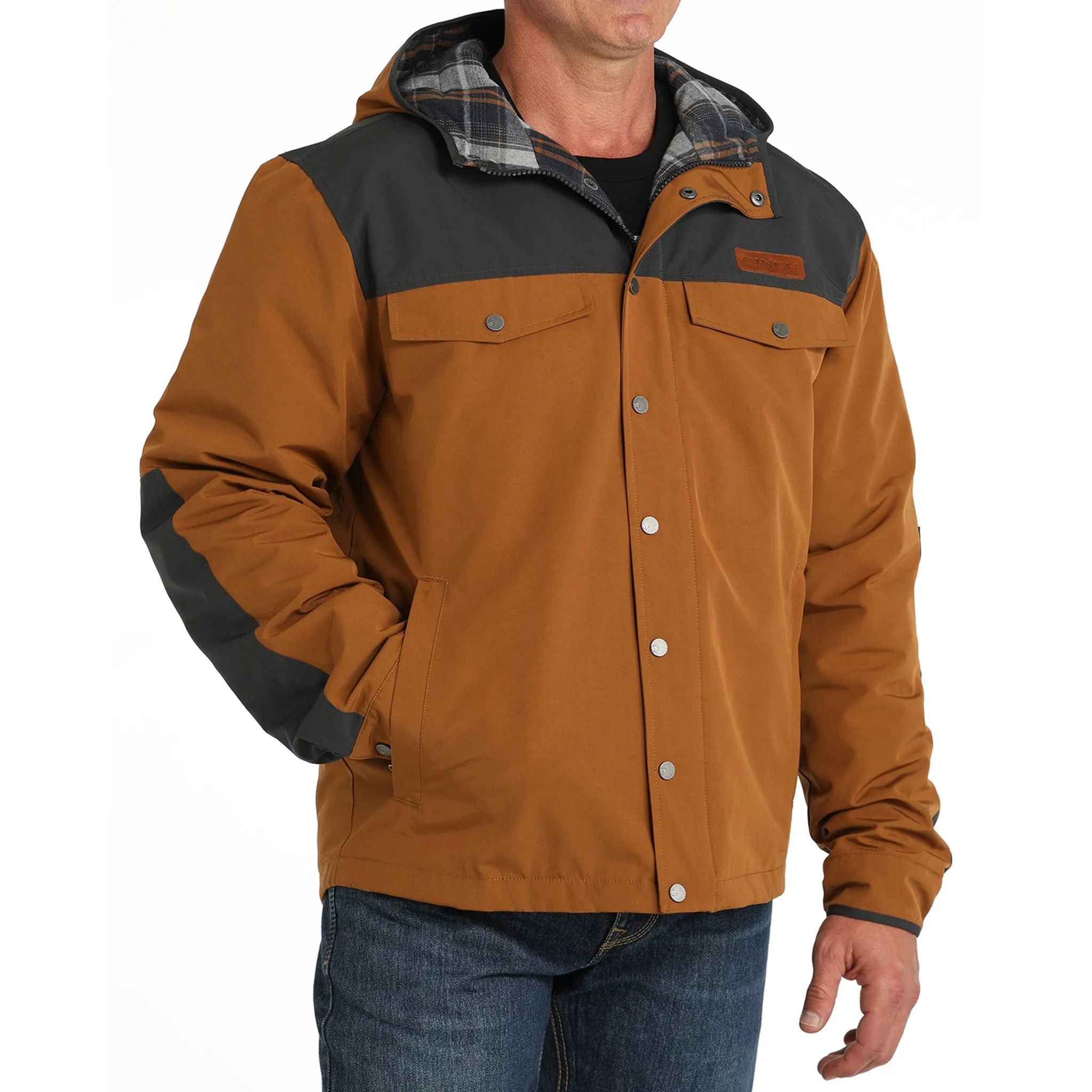 Cinch Men's Barn Coat in Brown