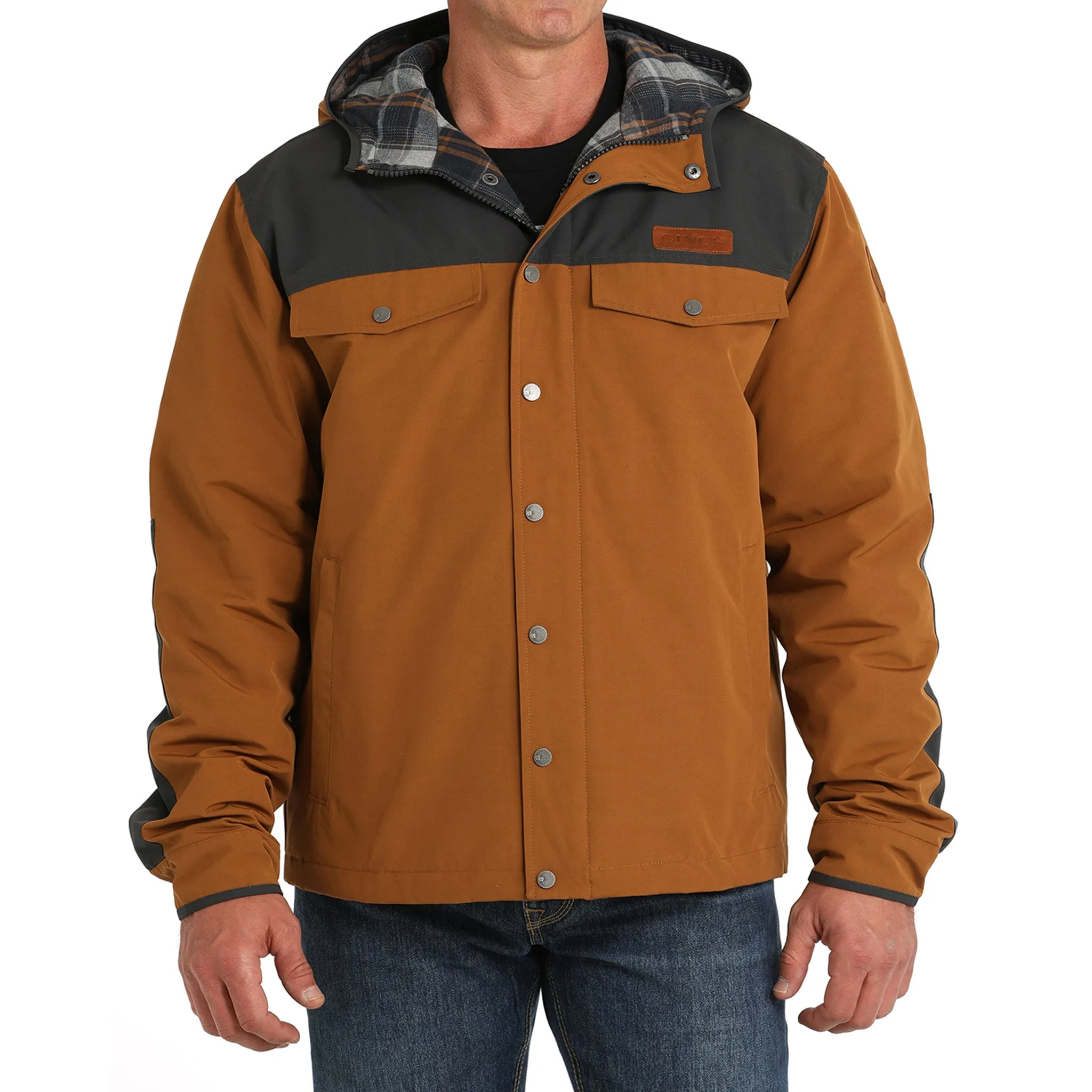 Cinch Men's Barn Coat in Brown