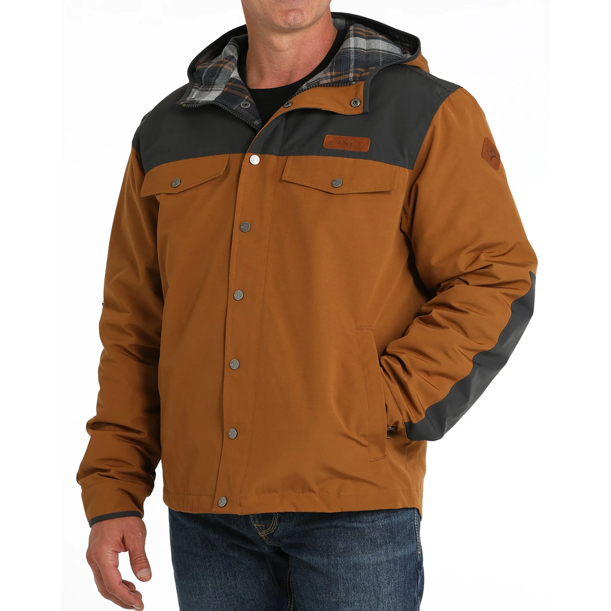 Cinch Men's Barn Coat in Brown