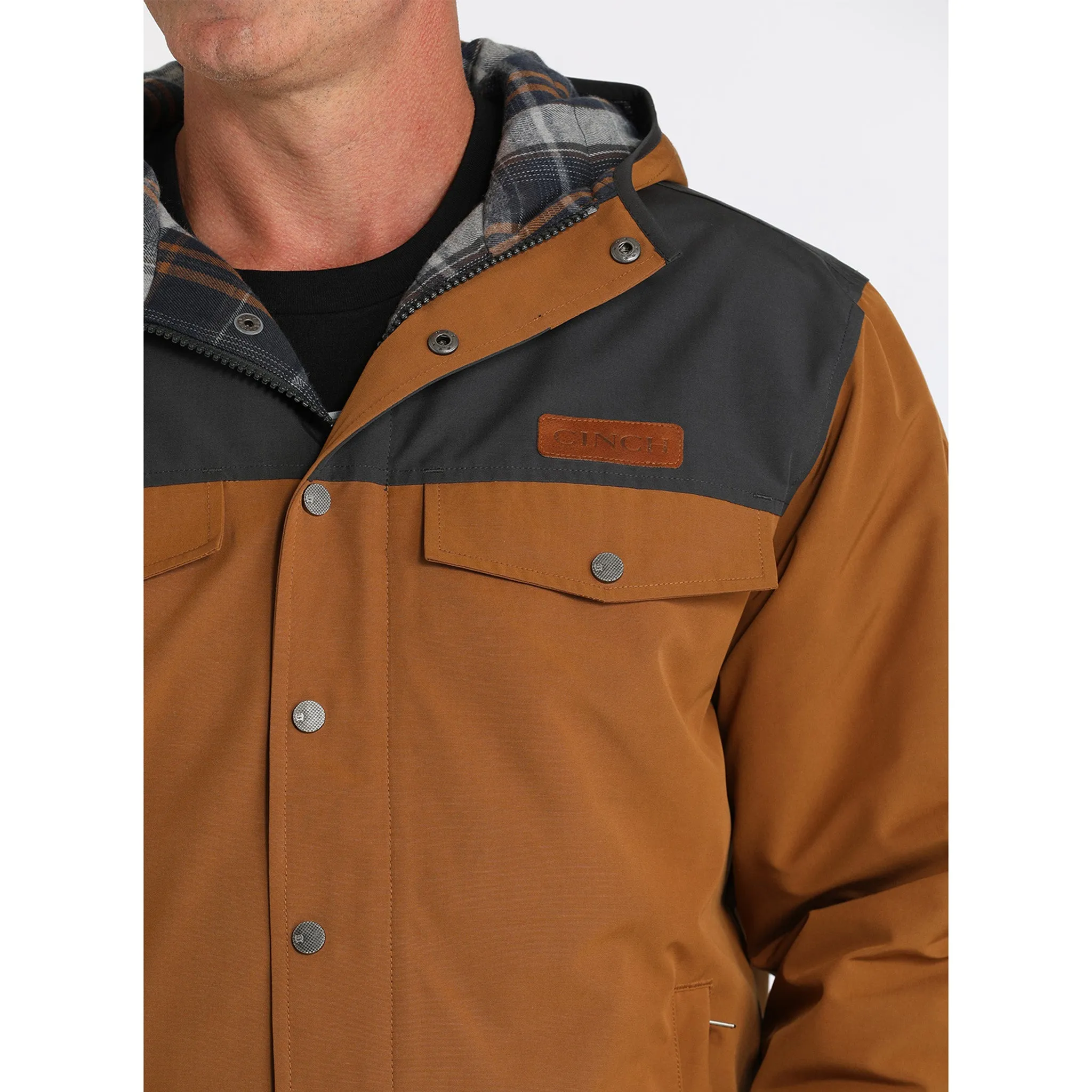 Cinch Men's Barn Coat in Brown