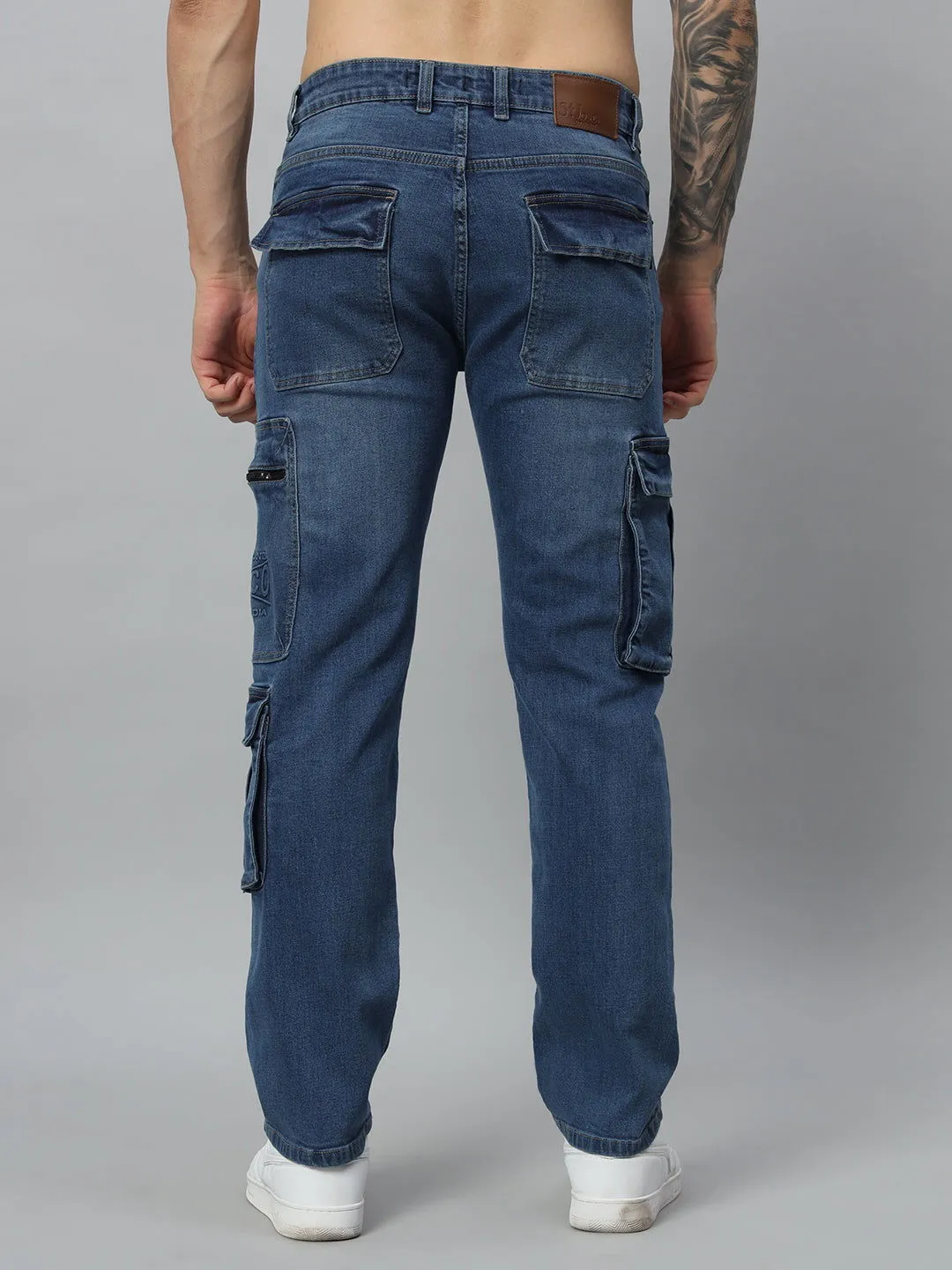 Classic blue utility jeans