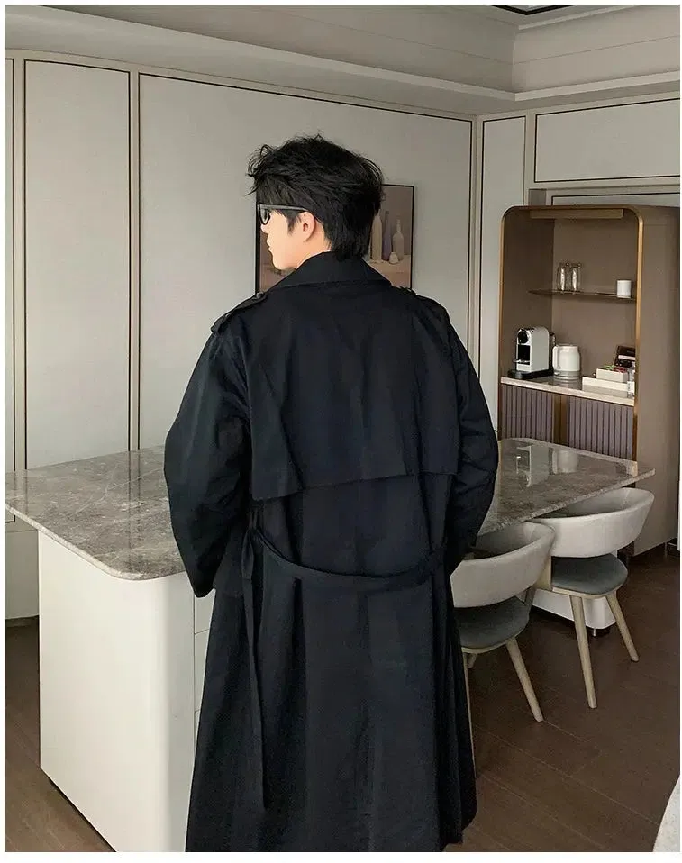 Classic-fit Double-Breasted Trench Coat