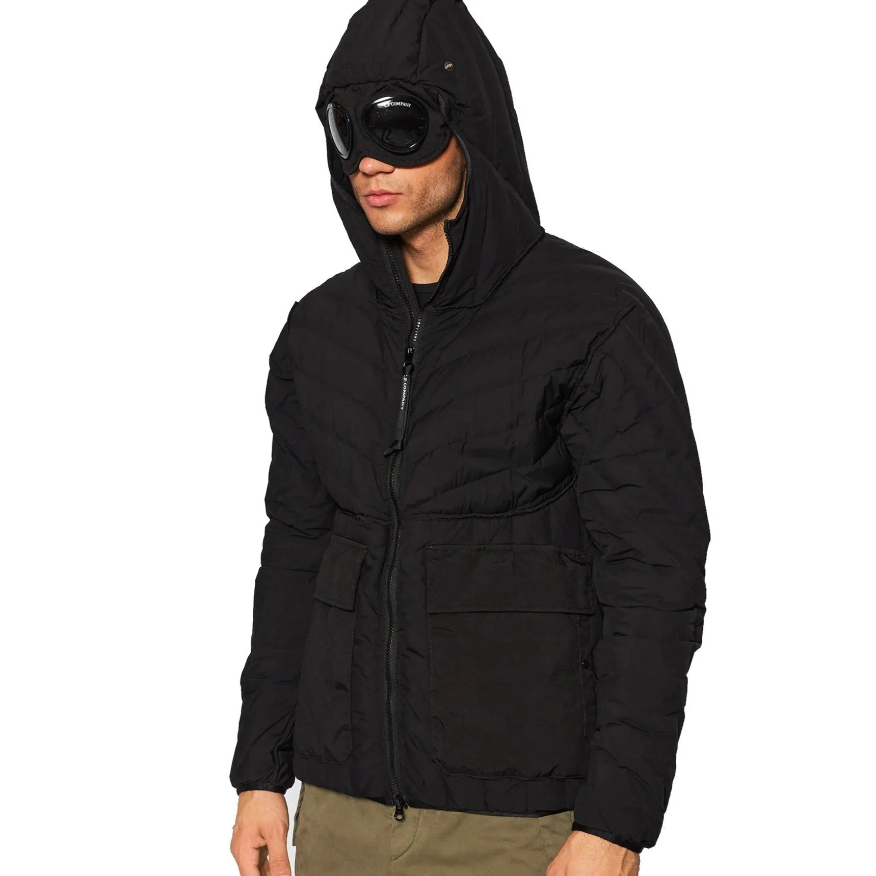 C.P. Company Black Goggle Monobloque Jacket