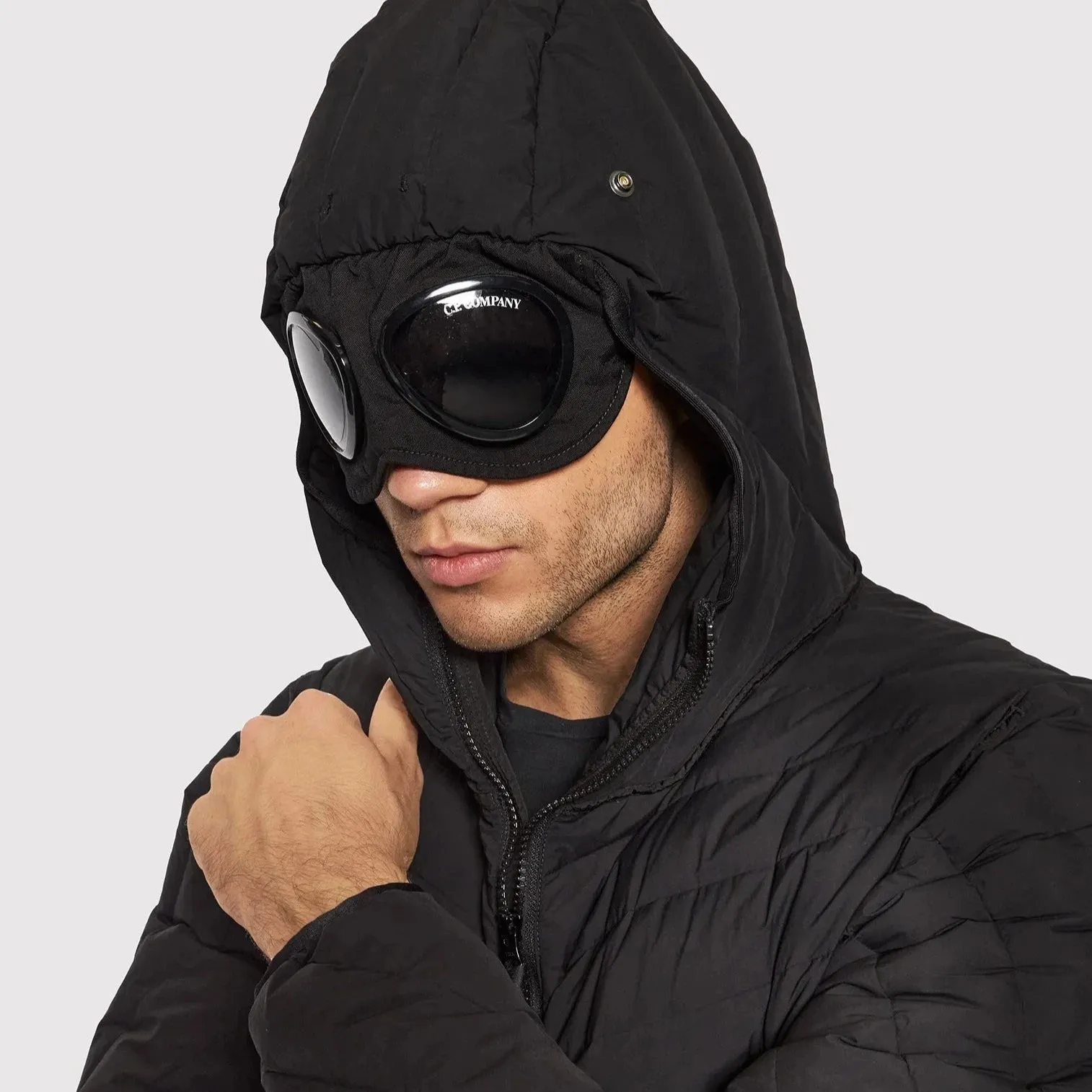 C.P. Company Black Goggle Monobloque Jacket