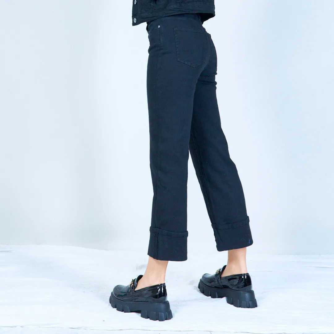 Cropped straight-leg pants wholesale