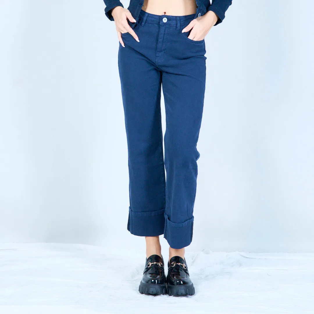 Cropped straight-leg pants wholesale