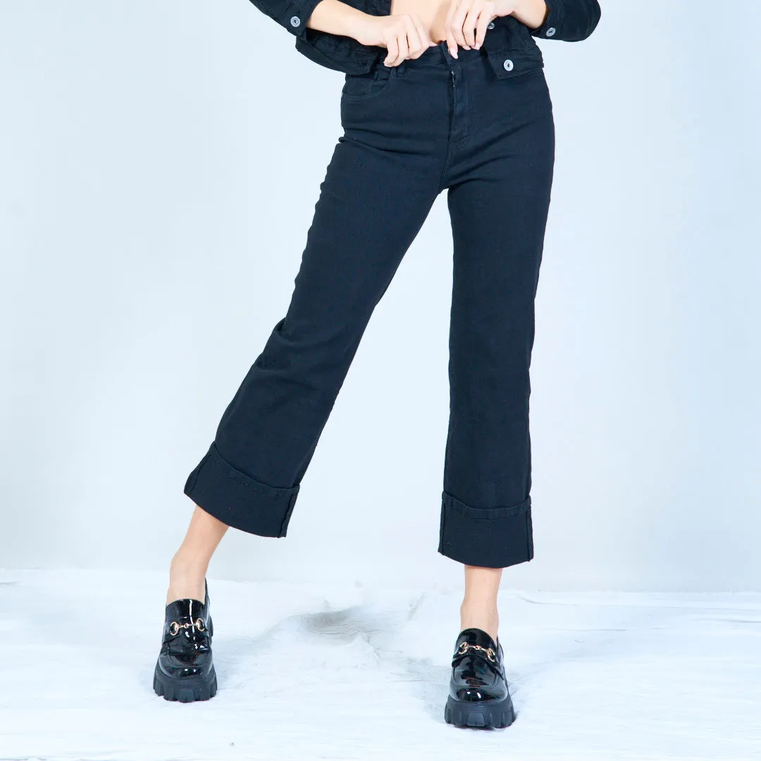 Cropped straight-leg pants wholesale