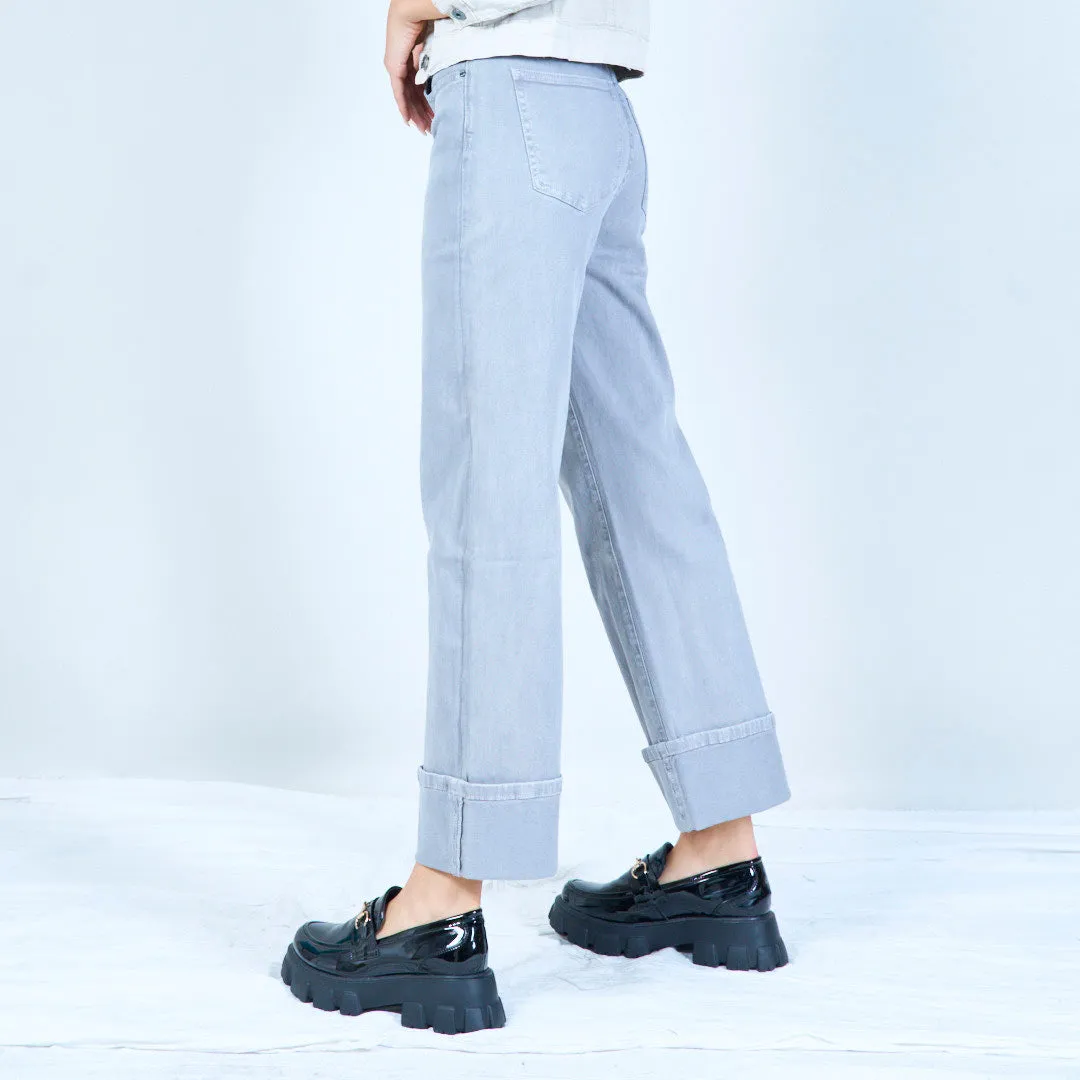 Cropped straight-leg pants wholesale