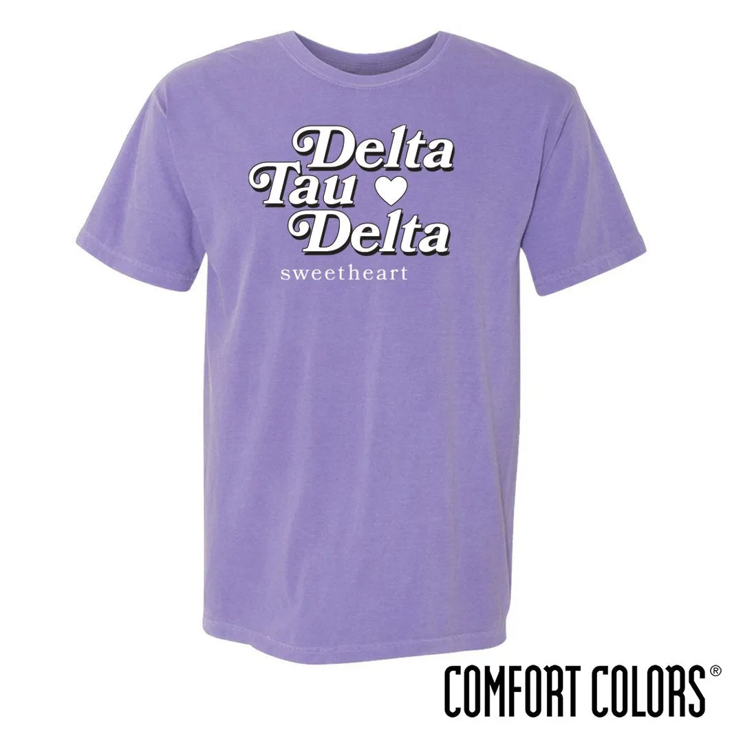 Delt Comfort Colors Retro Sweetheart Tee