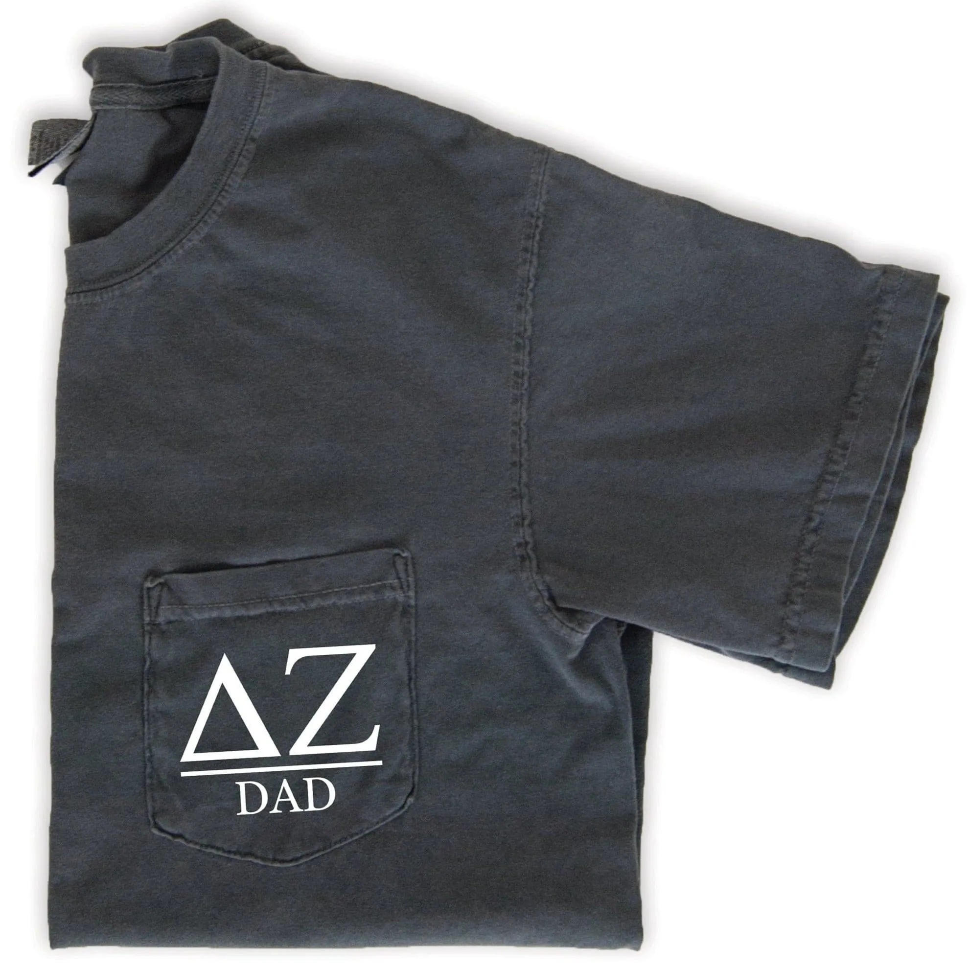 Delta Zeta Dad T-Shirt - Grey