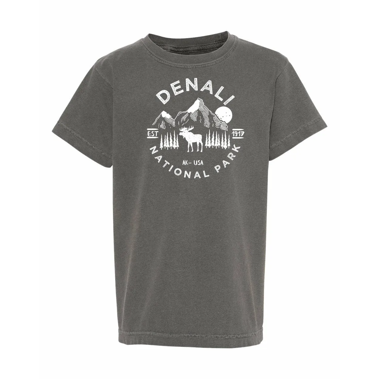 Denali National Park Youth Comfort Colors T shirt