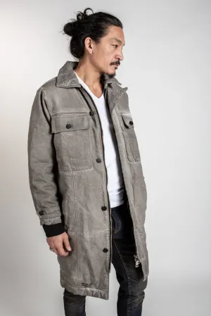 Denim Coat - Grey