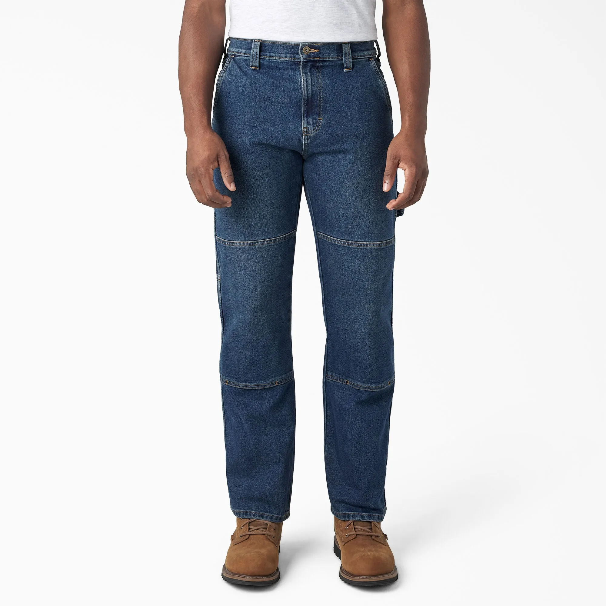 Dickies Men's FLEX Relaxed Fit Double Knee Jean