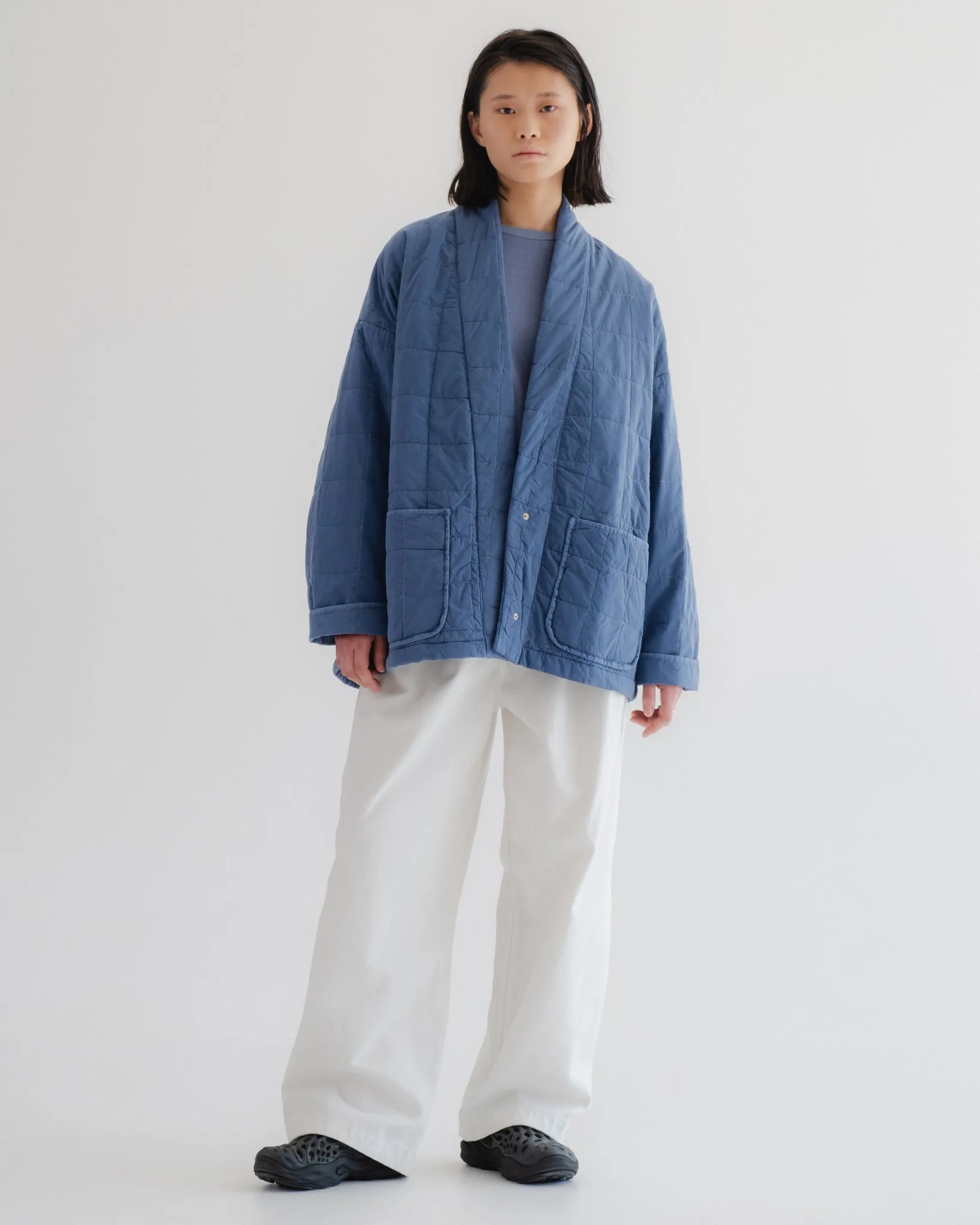 Edo Jacket Cotton Quilt Infinity Blue