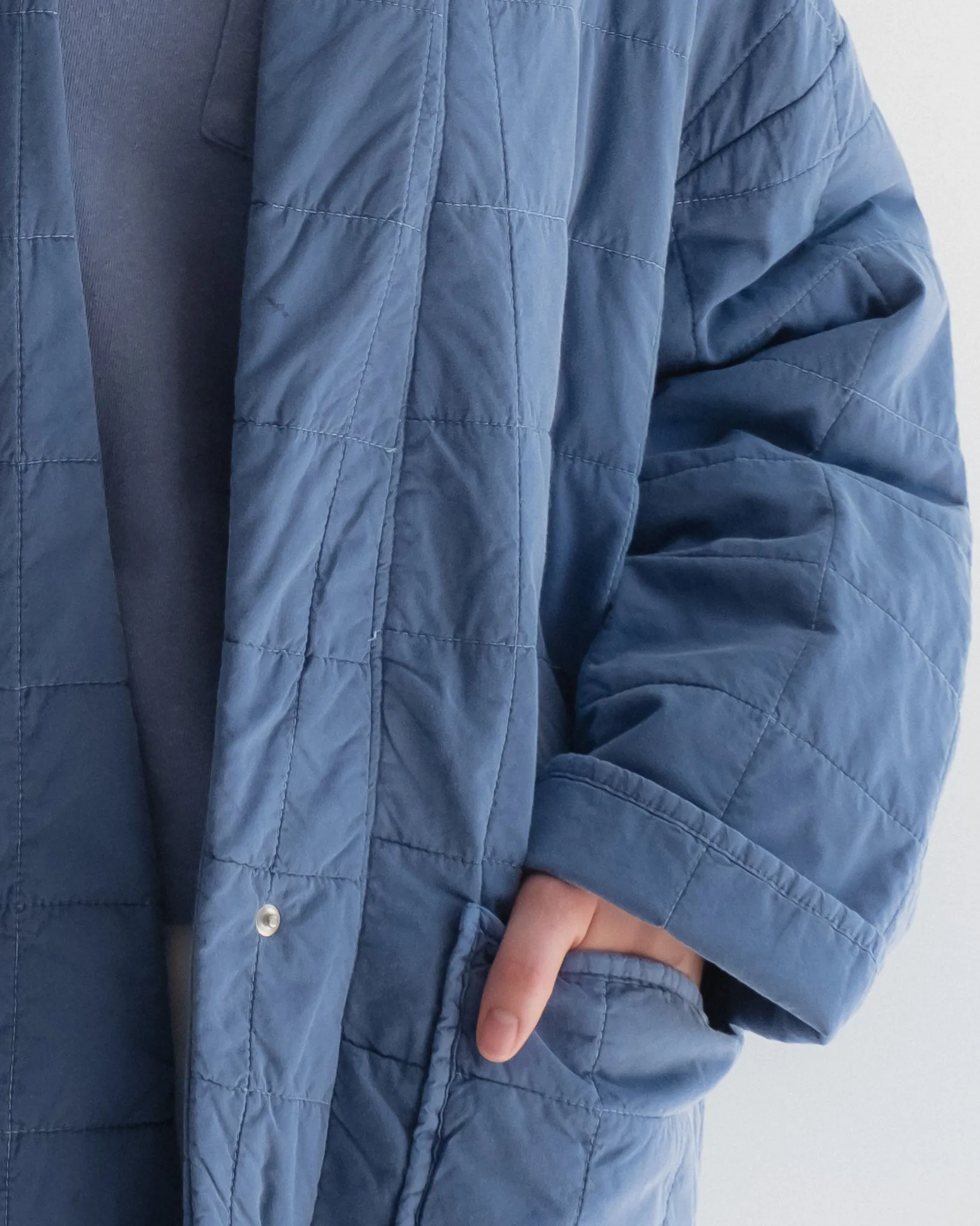 Edo Jacket Cotton Quilt Infinity Blue