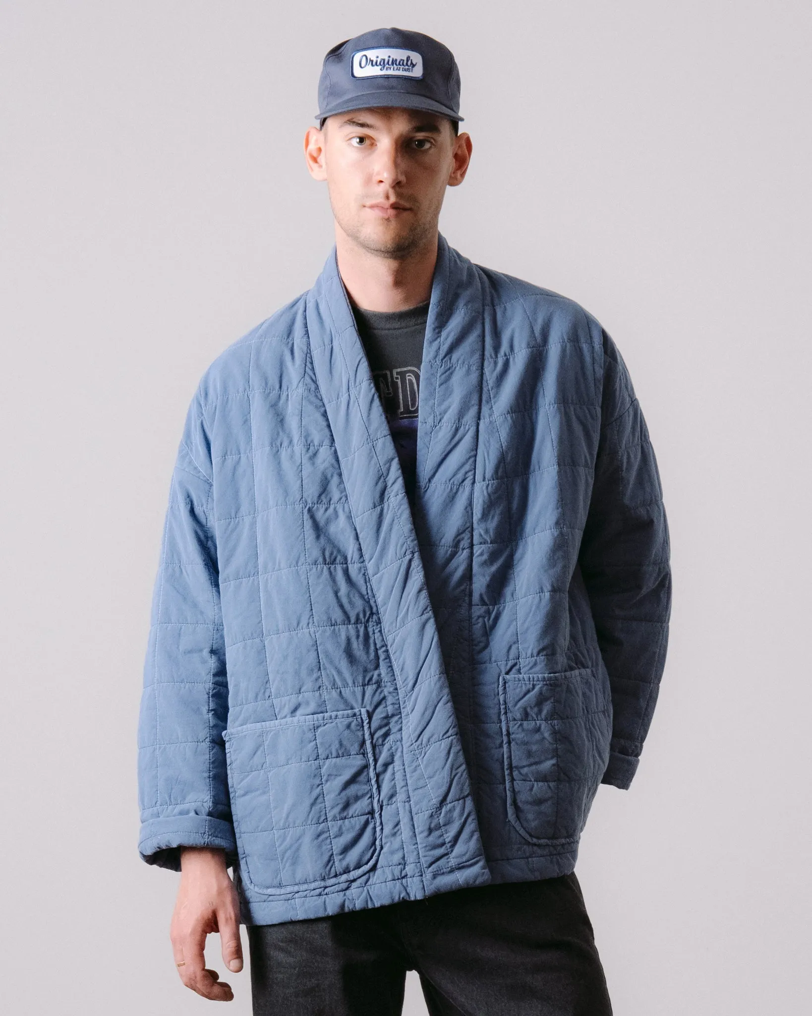 Edo Jacket Cotton Quilt Infinity Blue