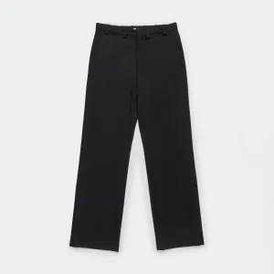 Gabardine Trousers - Black