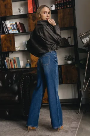 Harley High Rise Booty Jeans - Carbon Indigo