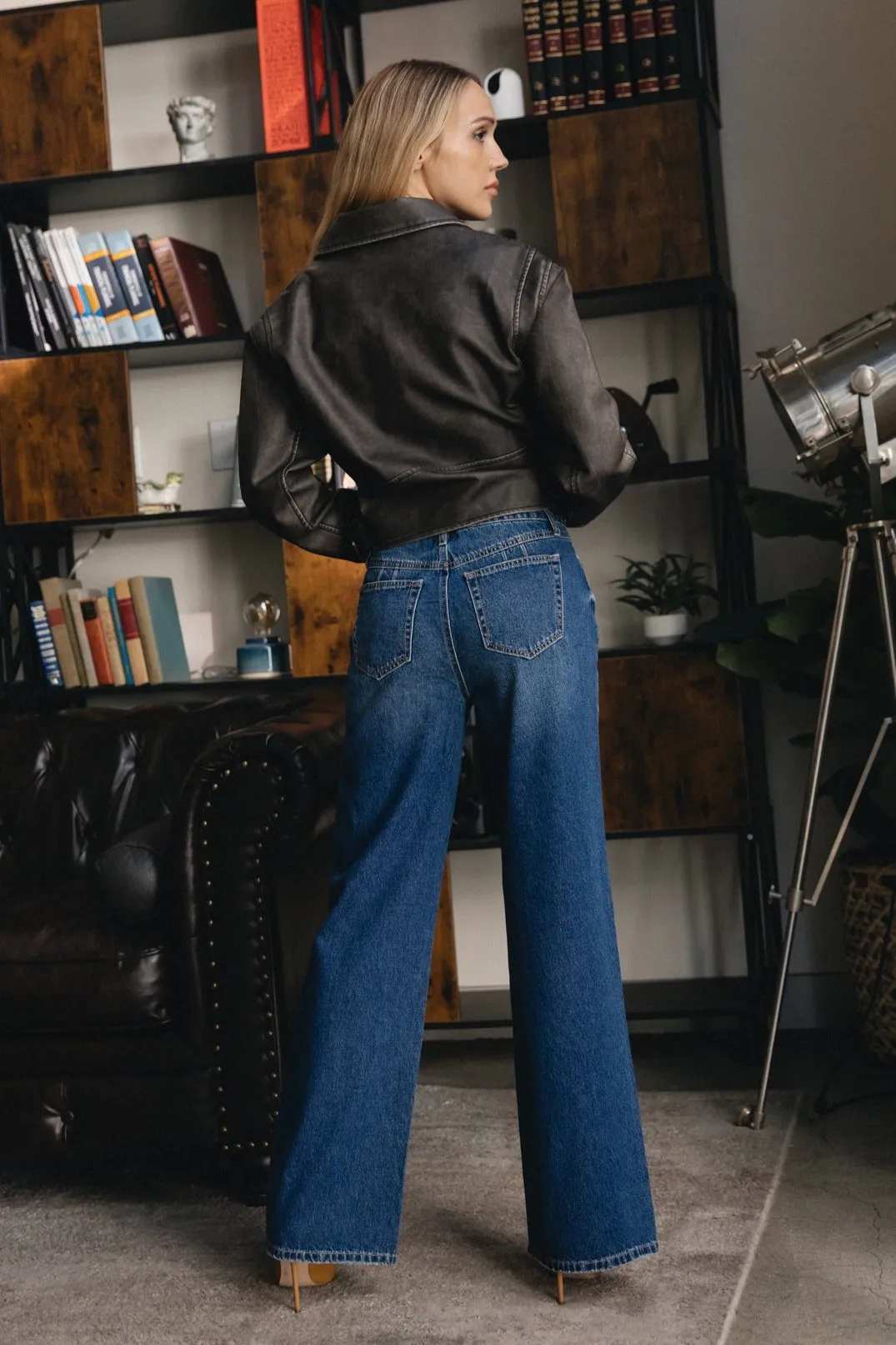 Harley High Rise Booty Jeans - Carbon Indigo