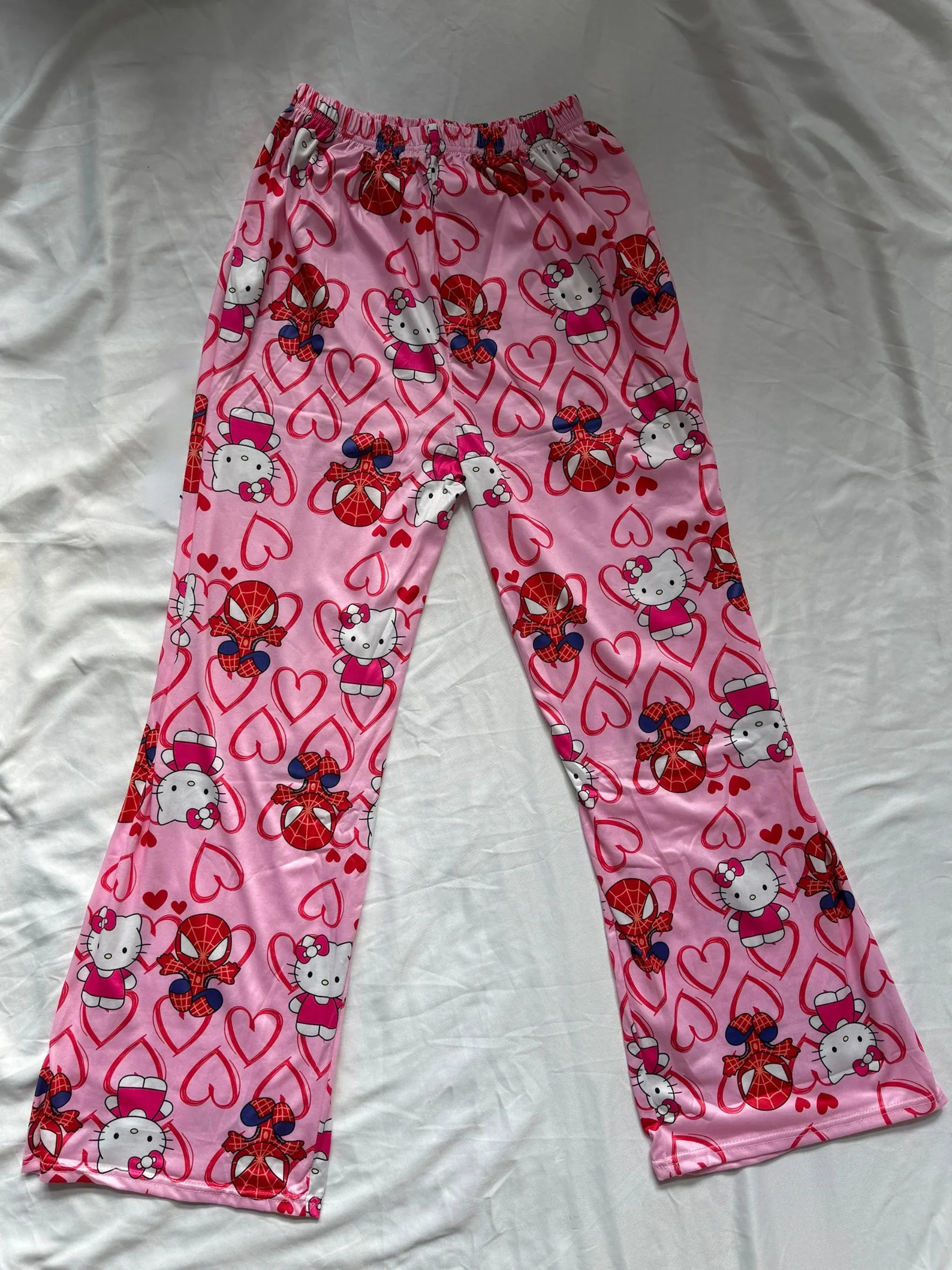 Hellokitty Spiderman Pajama Pants Sleepwear