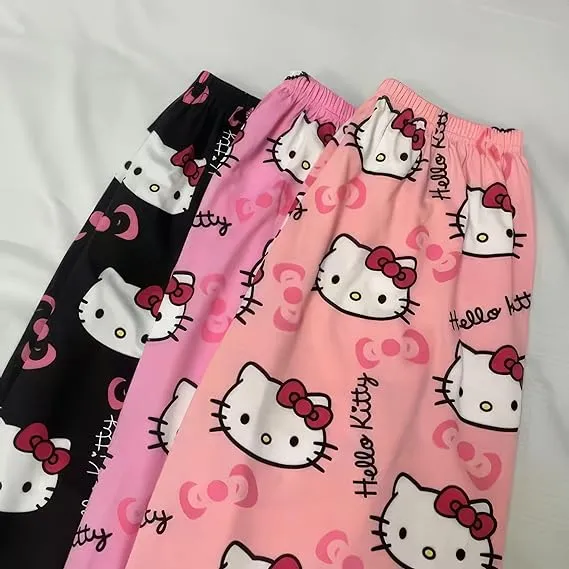 Hellokitty Spiderman Pajama Pants Sleepwear