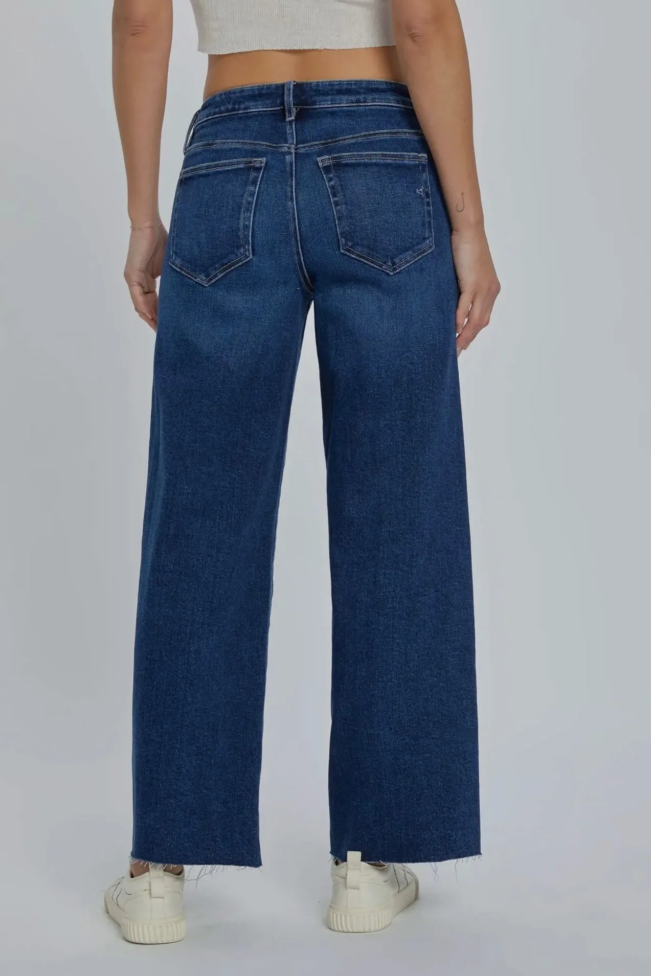 HIDDEN Nori Mid Rise Wide Leg Jean