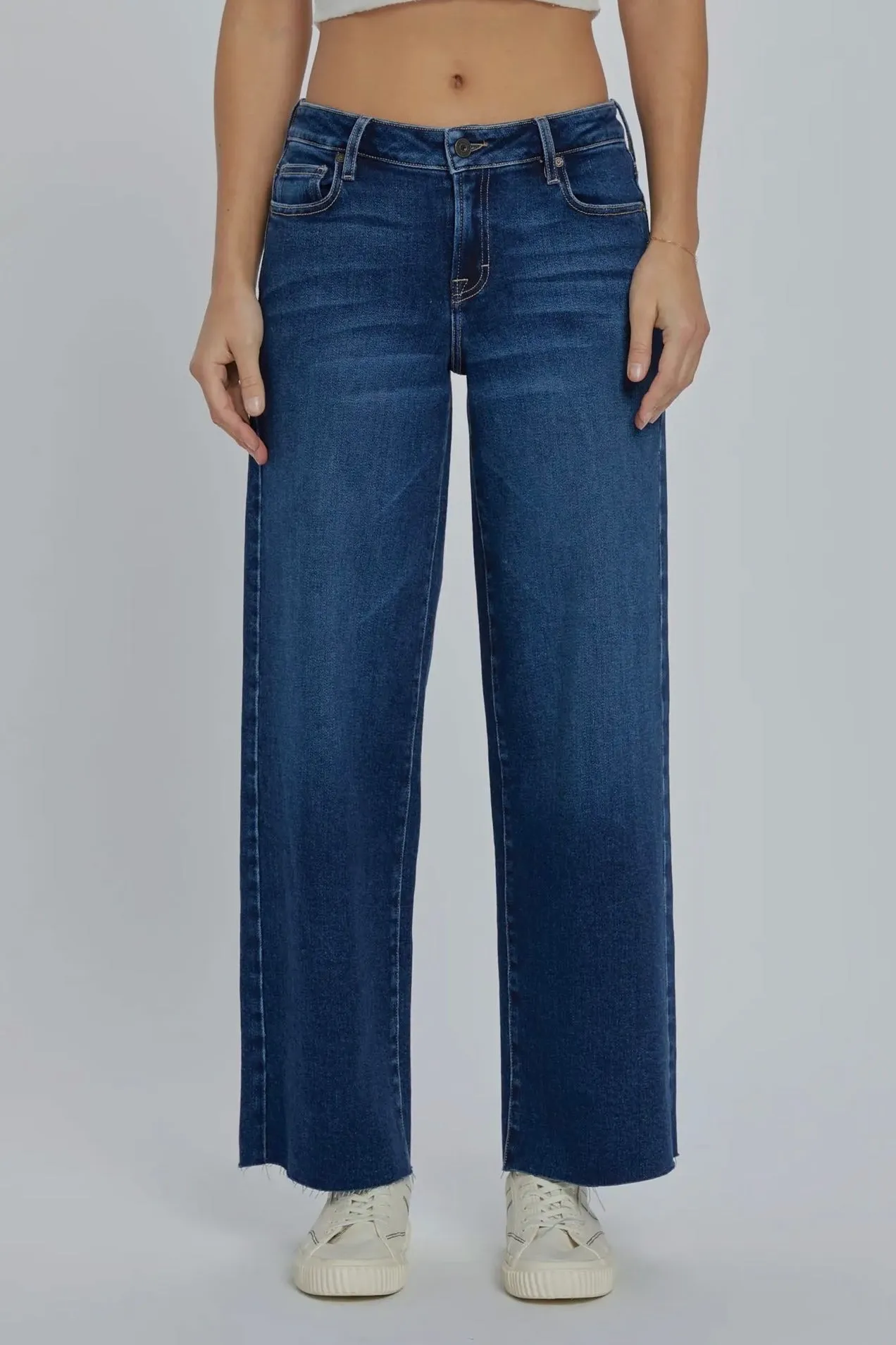 HIDDEN Nori Mid Rise Wide Leg Jean