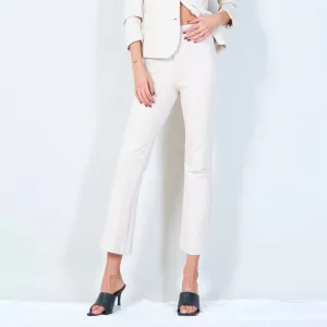 High-waisted straight leg trousers wholesale